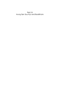 Part IV Aung San Suu Kyi and Buddhism