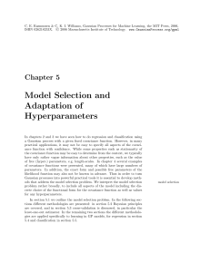 Model Selection and Adaptation of Hyperparameters