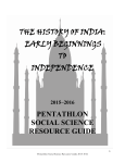 the history of india