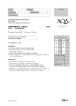 A-level Environmental Science Question paper Unit 3