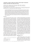 Comparative Analysis of Plant and Animal Calcium Signal