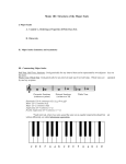 Music 181: Structure of the Major Scale