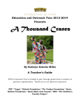 A Thousand Cranes Teacher`s Study Guide