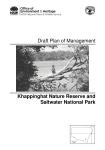 Khappinghat Nature Reserve and Saltwater National Park Draft Plan