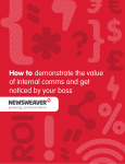 How to demonstrate the value of internal comms and get noticed by