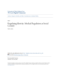 Regulating Identity: Medical Regulation as Social Control