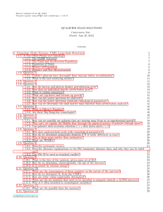 Zhu Qualifier Solutions - University of Toronto Astronomy