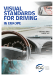Visual standards for driving in Europe