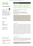 Changes in composition and abundance of functional groups of