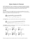 Modern Notation for Plainchant