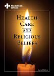 Health Care and Religious Beliefs Booklet