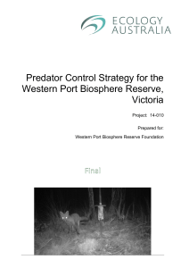 View our Predator Control Strategy