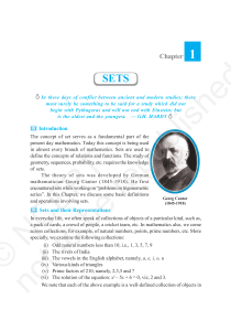 Sets - ncert