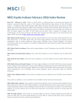 MSCI Equity Indexes February 2016 Index Review