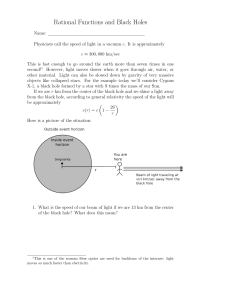 Rational Functions and Black Holes