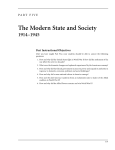 The Modern State and Society