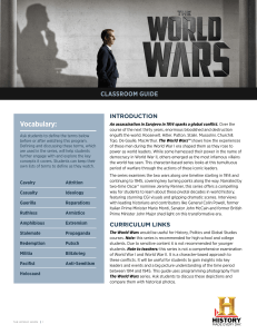 World Wars Classroom Guide
