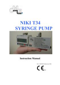 niki t34 syringe pump