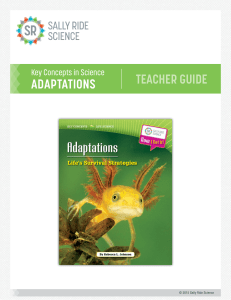 adaptations teacher guide
