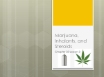 Marijuana, Inhalants, and Steroids