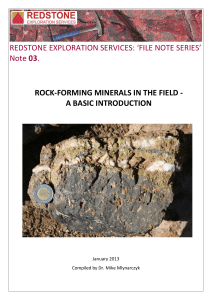 A BASIC INTRODUCTION - Redstone Exploration Services