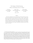 The Margins of Global Sourcing: Theory and
