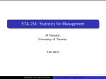 STA 218: Statistics for Management