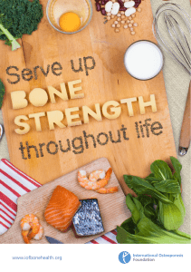 “Serve up Bone Strength throughout Life”.