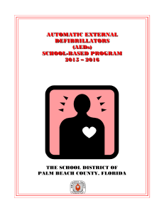AEDs - The School District of Palm Beach County