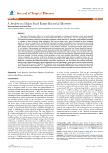 A Review on Major Food Borne Bacterial Illnesses - e