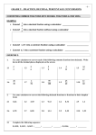 4. Fractions and decimals