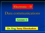 Data communications - O6U E