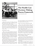 The Health care Decision-Making Process Framework