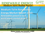 Medium-Term Renewable Energy Market Report 2015: Renewables