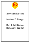 Homework Booklet - Cathkin High School