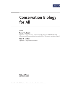 Conservation Biology for All - Society for Conservation Biology