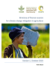 Directory of finance sources for climate change mitigation in