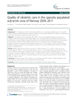 Quality of obstetric care in the sparsely populated sub