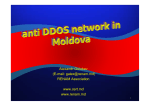 Creation of anti DDOS network in Moldova