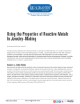 Using the Properties of Reactive Metals In Jewelry