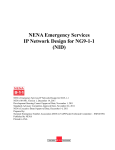 NENA Emergency Services IP Network Design for NG9-1
