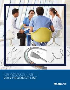 neurovascular 2017 product list