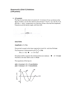 Homework 6 (Unit 3) Solutions (100 points)