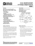 AD9601 10-Bit, 200 MSPS/250 MSPS 1.8 V Analog-to