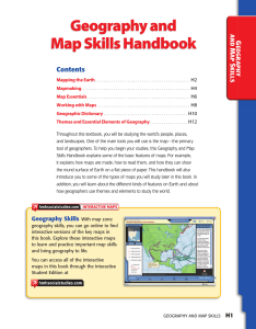 Geography and Map Skills Handbook