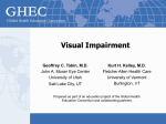 Causes of visual impairment - Consortium of Universities for Global