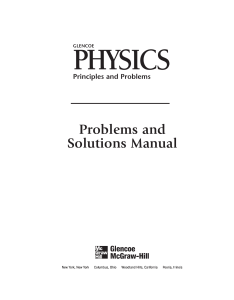 Problems and Solutions Manual