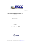 ESCC QUALIFIED MANUFACTURERS LIST (REP006
