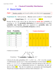 4. Classical Probability Distributions