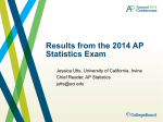 Results from the 2014 AP Statistics Exam